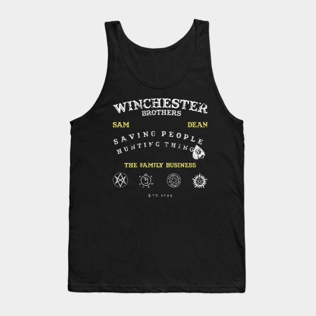 Winchester Brothers Ouija Board Tank Top by wnchstrbros